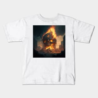 Post Apocalyptic War Against the Machines Kids T-Shirt